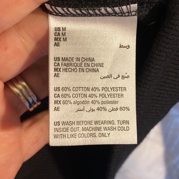 Ideology Big Boys Colorblocked Pullover Hoodie Noir Limitless Medium NWT - Picture 7 of 11